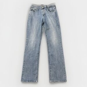 Levi's 505 Jeans Womens 14 Blue‎ Straight Leg Denim Medium Wash 32x31.5